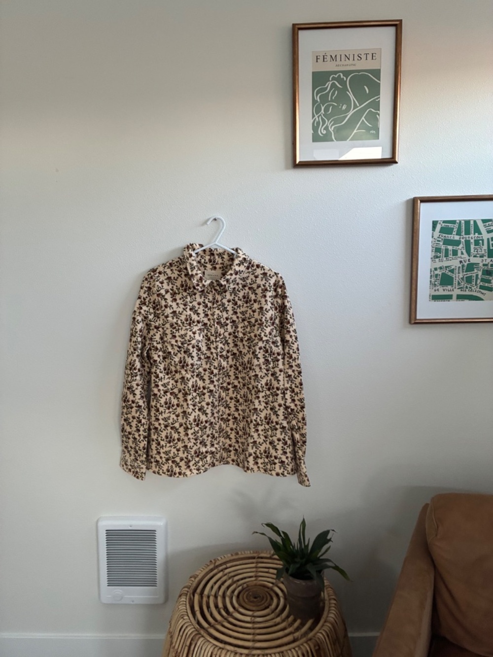 Floral Sezane Blouse